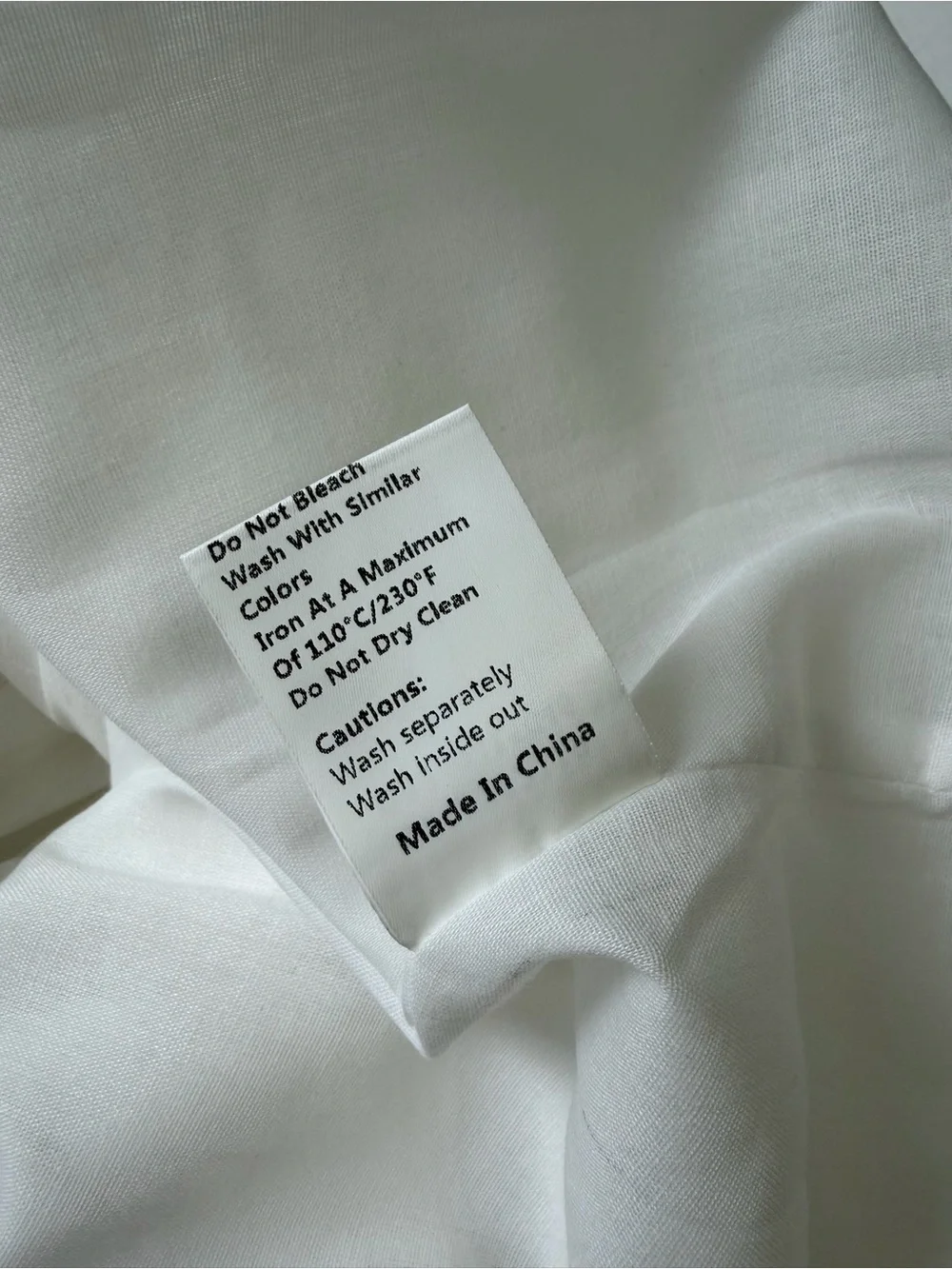 Commense White Linen Blend Sleeveless Midi Maxi Tie Waist Dress Small NWT - Picture 11 of 11